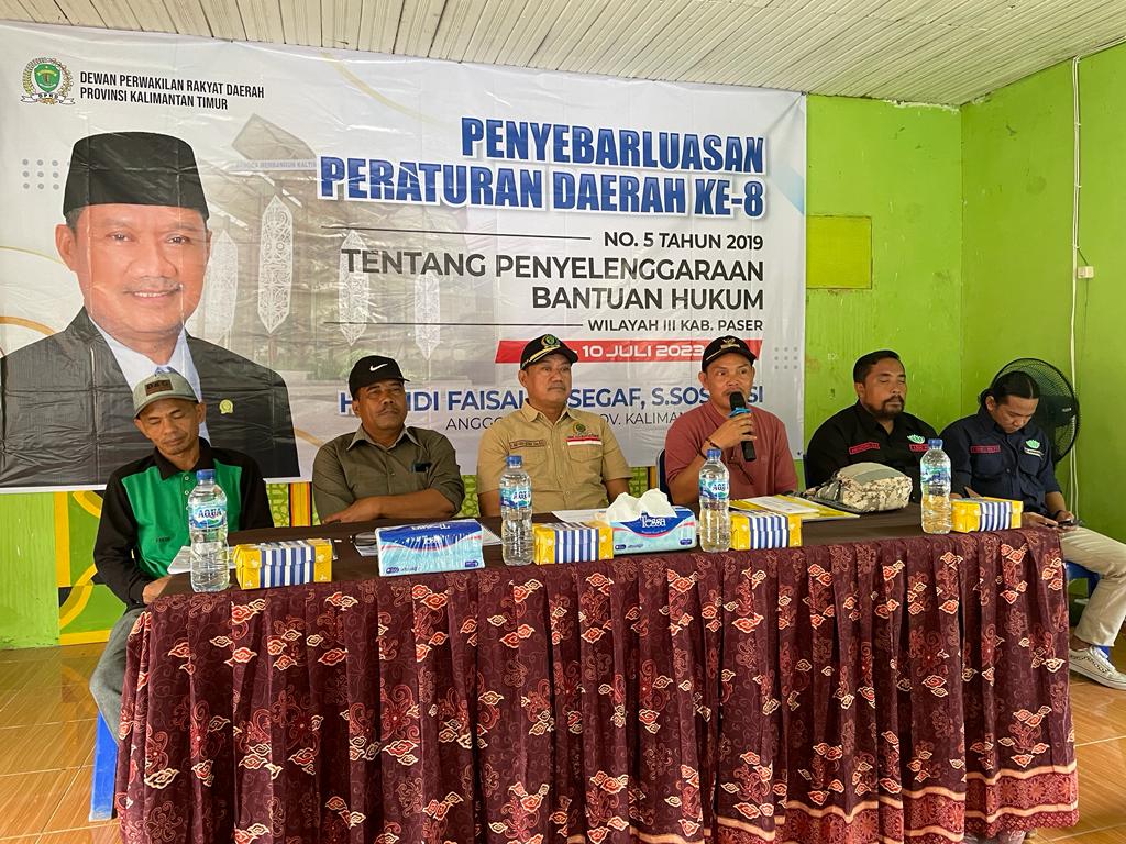 Anggota DPRD Kaltim Andi Faisal Assegaf mengajak masyarakat untuk memanfaatkan Perda Bantuan Hukum secara maksimal untuk mendapatkan akses keadilan kendati kesulitan ekonomi.